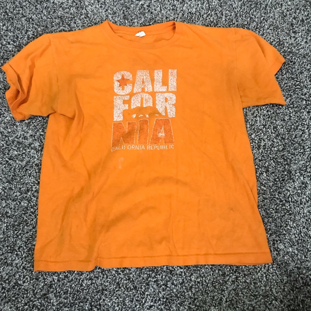 orange california tshirt